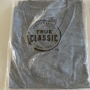 TRUE CLASSIC men’s VNECK short sleeve tees